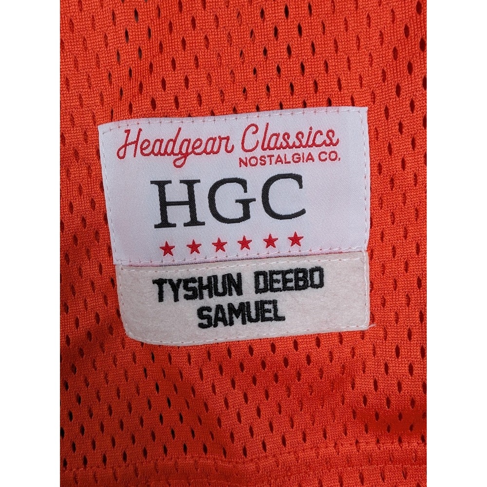 Chapman High School Jersey Mens 3XL Orange Deebo Samuel Football Headgear New - Picture 5 of 16